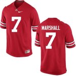 Men's Ohio State Buckeyes #7 Jalin Marshall Red Nike NCAA College Football Jersey Summer UPZ1544VN